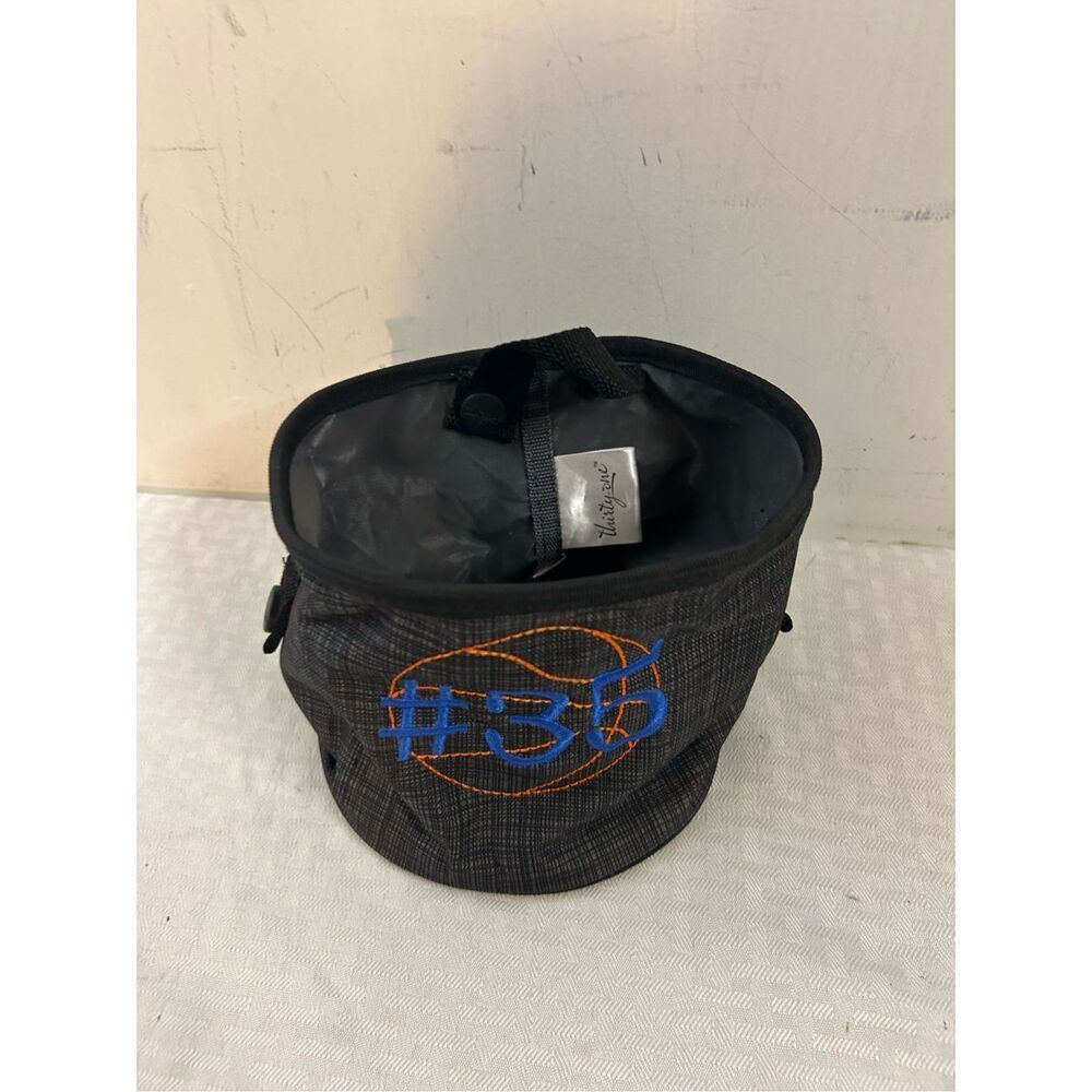 31 Thirty-one‎ oh Snap Bin 6" round # 35 basketball gray